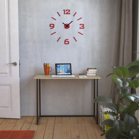 Reloj Pegatina Rojo
