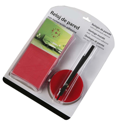 Reloj Pegatina Rojo