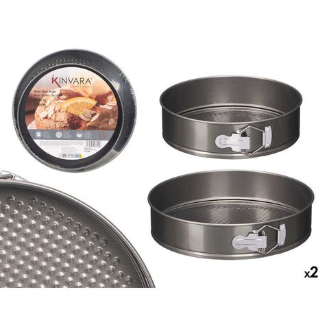 Set 2 Moldes Redondos Acero 24-28cm
