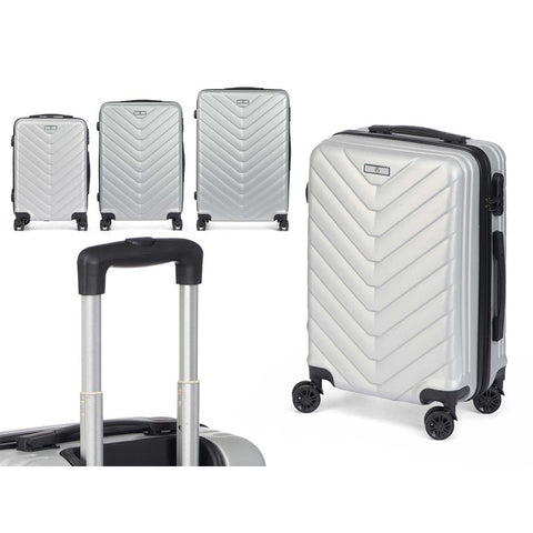 Set 3 Maletas Escama ABS Gris Claro marca Fielhogar