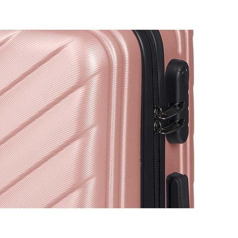 Set 3 Maletas Escama ABS Rosa marca Fielhogar