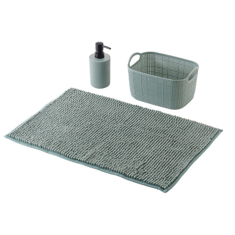 Set 3 Piezas de Baño Verde