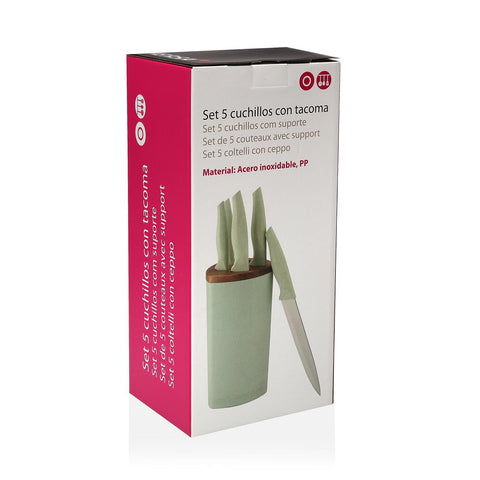 Set 5 Cuchillos con Tacoma Mint Versa