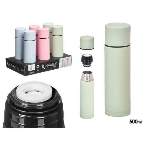 Termo Acero Inoxidable Mate Surt 3 Colores 500ml