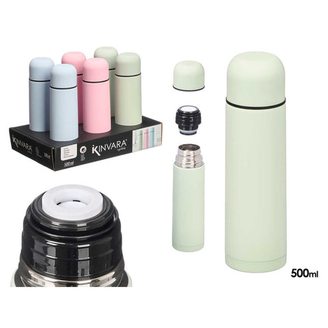 Termo Acero Inoxidable Tacto Suave Surt 3 Colores 500ml