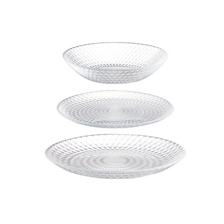 Vajilla 12pcs Rombos Vidrio