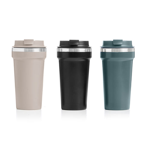 Vaso Térmico Tapa 450ml surtido 3 colores oscuros
