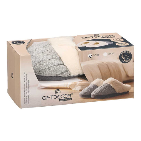 Zapatillas Estar por Casa Mujer Gris
