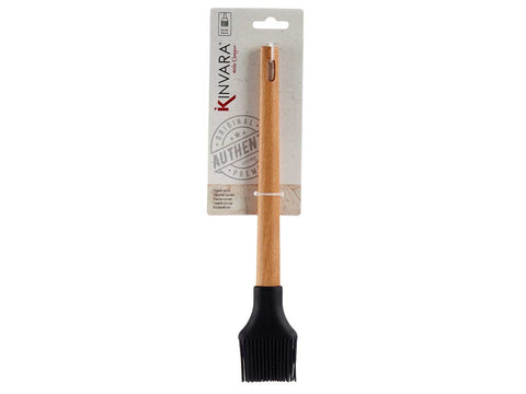 Pincel de Cocina Silicona Mango Madera de Haya 28cm