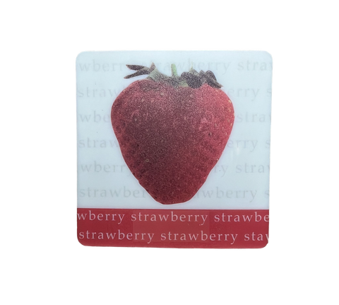 Pack 12 Posavasos Plástico Perfumado de Fresas