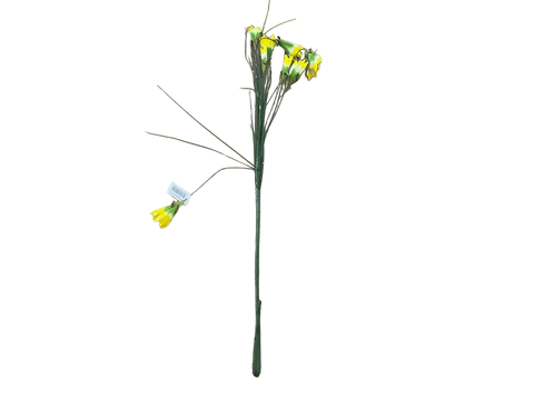 Flor rama 85cm en Azul Naranja o Amarillo