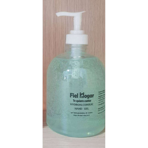 Gel Hidroalcohólico 500ml Dosificador FielHogar Aroma Mentolado