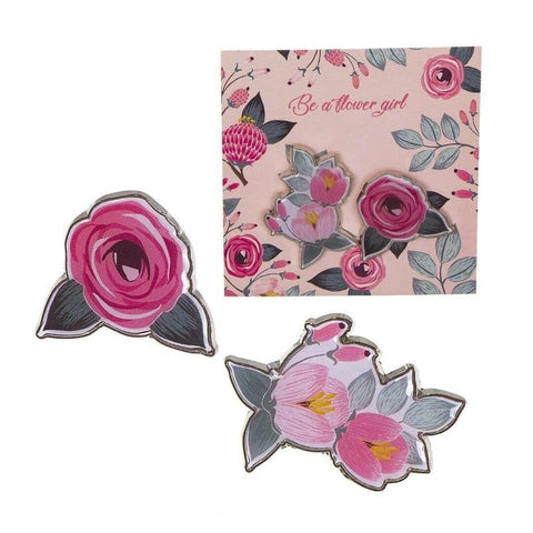 JUEGO DE 2 PINS ROSE