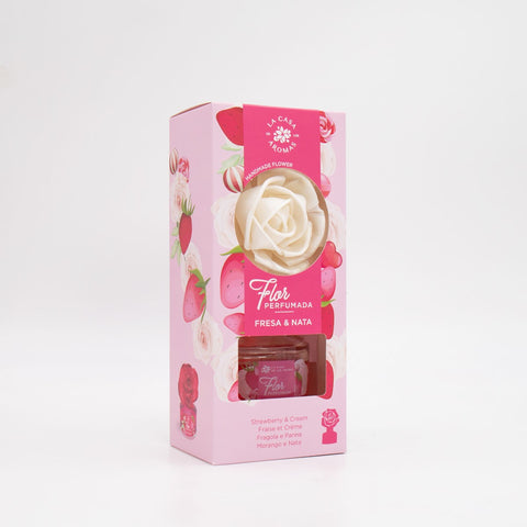 Mikado Ambientador Vidrio Fresa y Nata 65ml